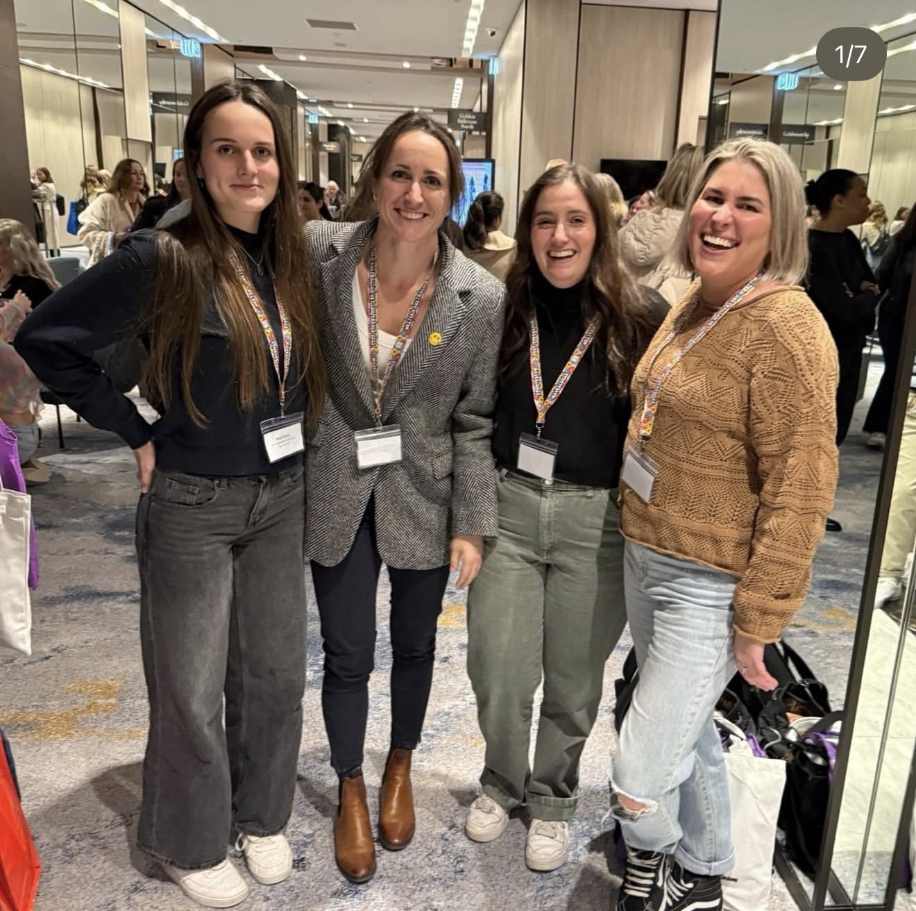 A group of people posing for a photo